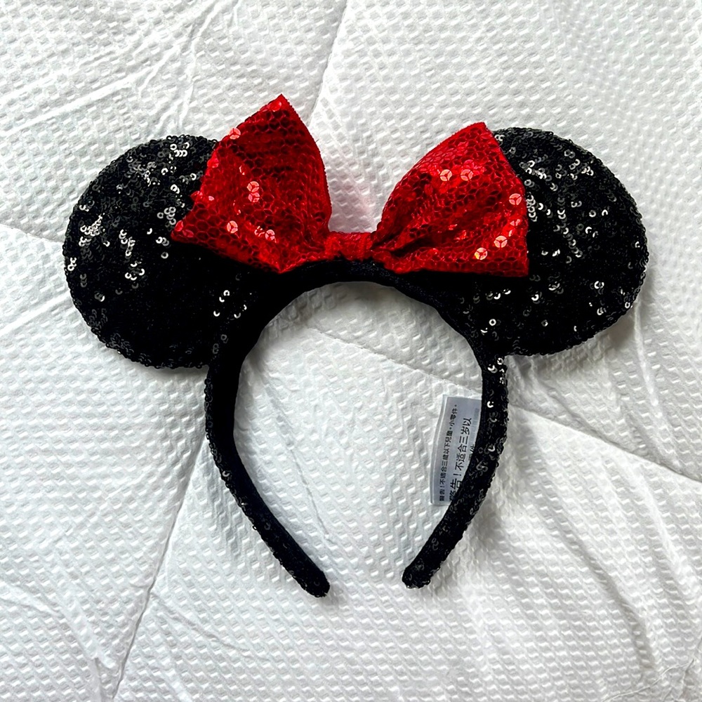 Authentic Sequin Minnie Mouse Ears